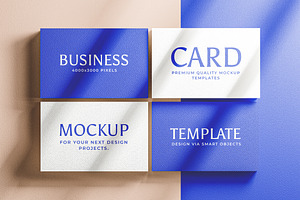 Simple Business Card Mockup, a Business Card Template by Designer Dude