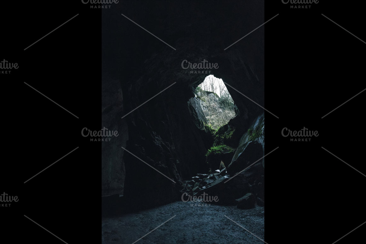 Dark Cave with Natural Opening, a Nature Photo by James Kemp Photography (Photo 2 of 2)
