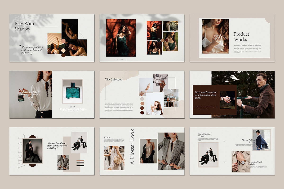 ELVN - Powerpoint Template, a Presentation Template by kylyman