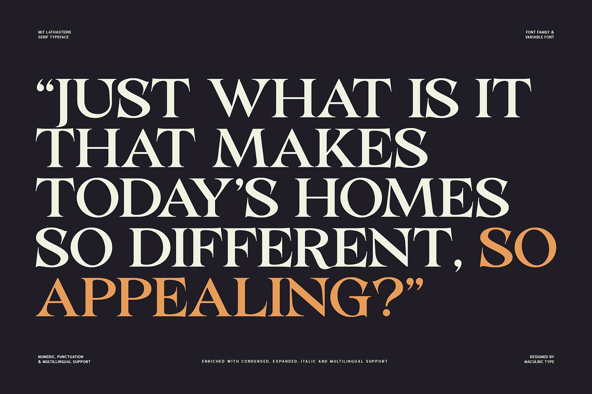MIT Lathasterie, a Serif Font by Maculinc Type (Photo 5 of 15)