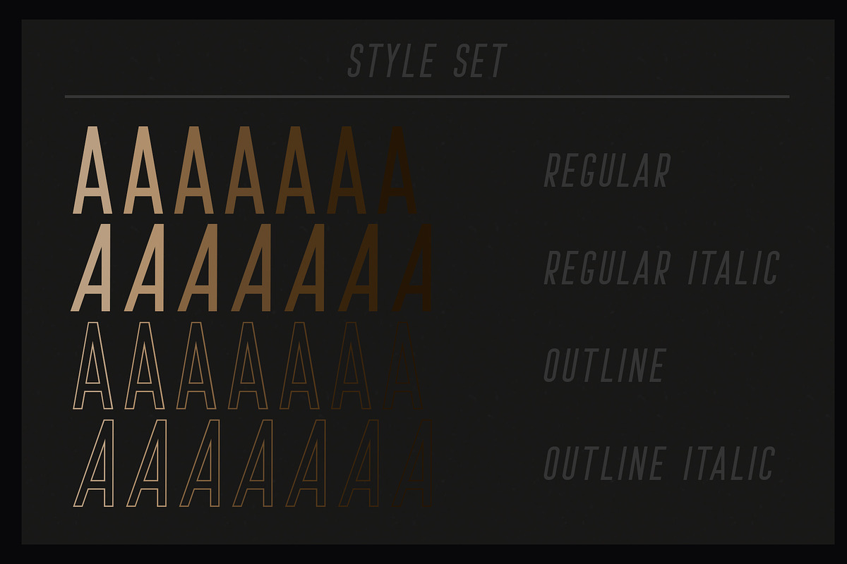 Prestage Font Family preview 5