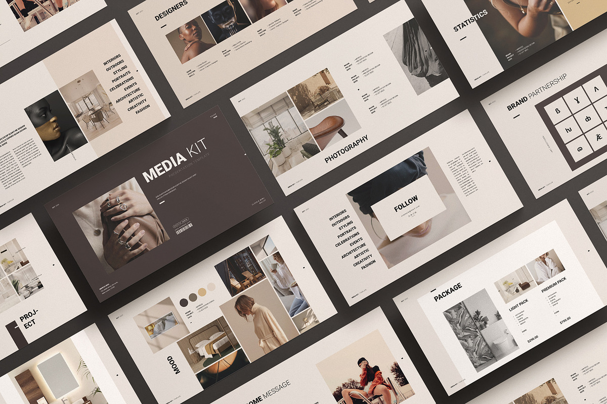 Media Kit Presentation Template, a Presentation Template by E-Type (Photo 3 of 7)