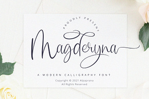 Magderyna - Modern Calligraphy Font