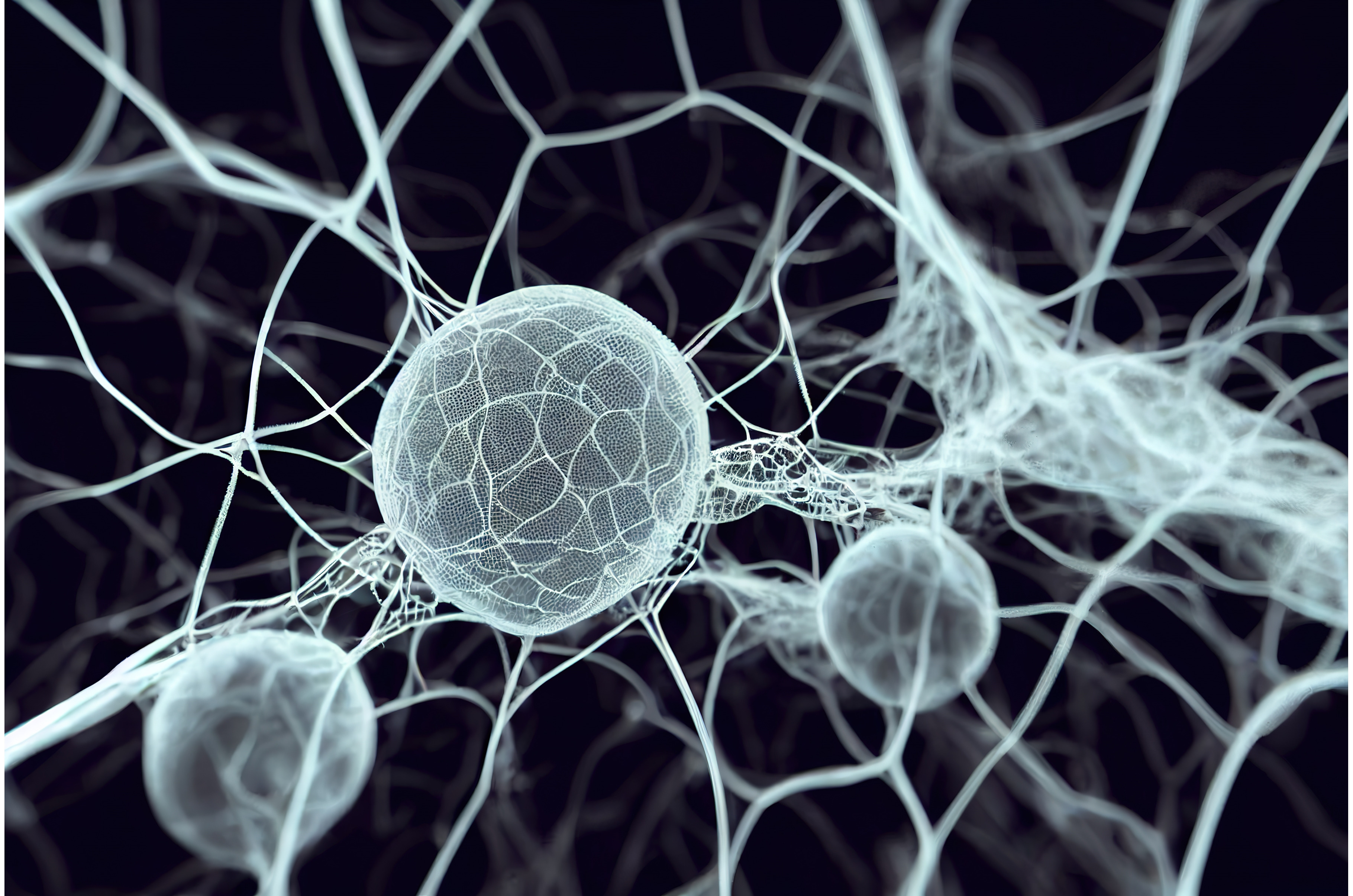 Microscopic cells spheres as, an Object Illustration by Sergey Kotenev
