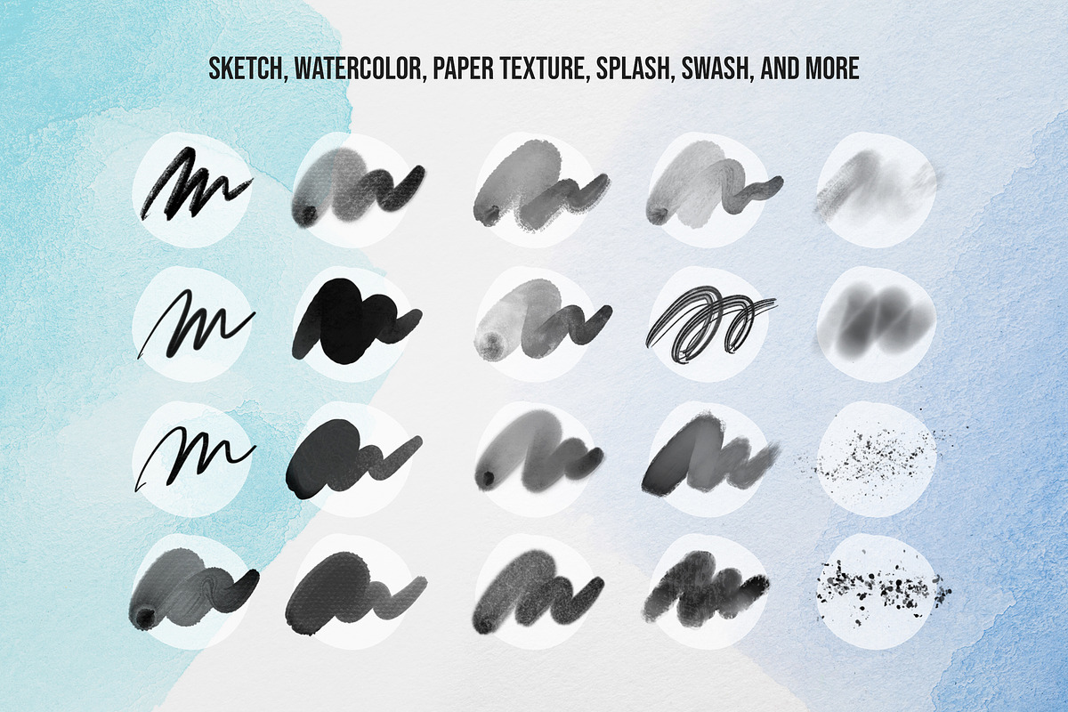 Procreate Colter Brush - Watercolor, a Brush Add-On by Nurmiftah (Photo 2 of 7)