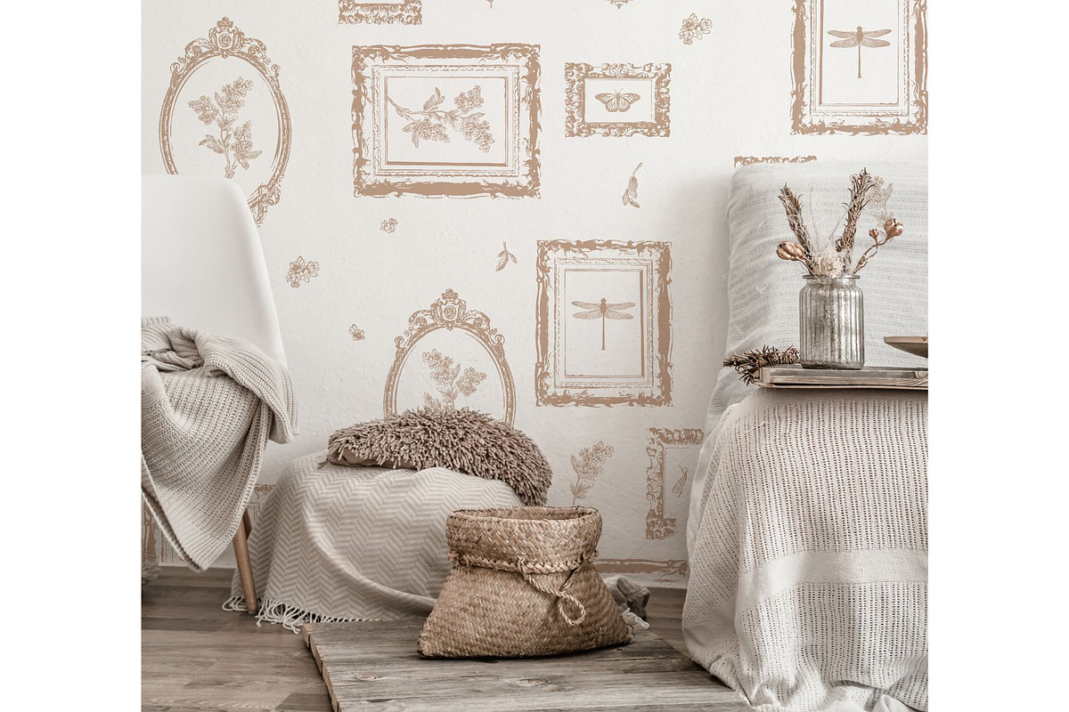 Garden Gallery: A Seamless Pattern, a Pattern Graphic by MouseGrey (Photo 3 of 10)