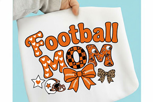 Football Mama Png, Football Mom Png, a Sport Illustration by Designking