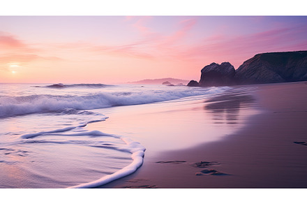 seagulls early morning beach, a Nature Photo by pikepicture