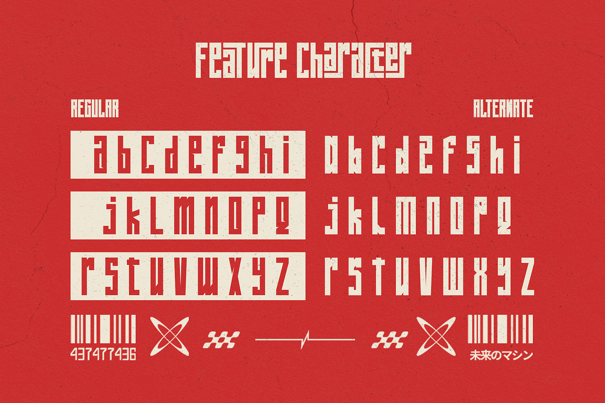 Tormek - Industrial Display Font, a Sans Serif Font by Letterara (Photo 11 of 14)