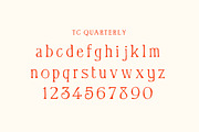 Quarterly - Quirky Handwritten Font, a Serif Font by Tom Chalky (Thumbnail 6 of 10)
