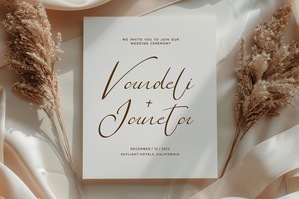Daylight Welington, a Script Font by Essentials Studio (Photo 4 of 7)