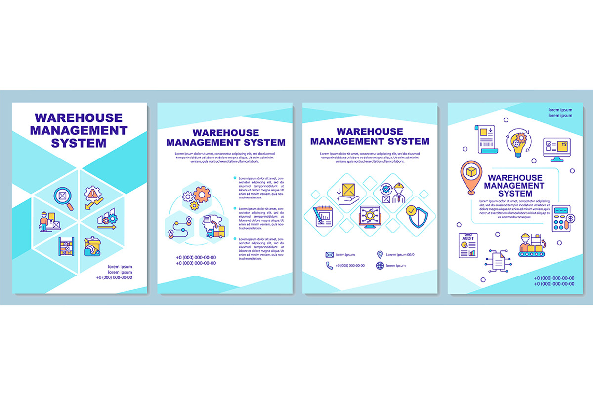 Warehouse management system brochure, a Brochure Template by IMG Visuals