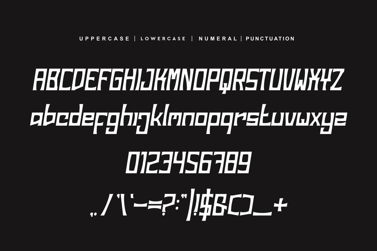 Thunder Legens - Sport Font, a Sans Serif Font by QR Design Studio (Photo 7 of 8)