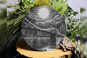 Brooklyn Bridge River NYC Landscape, a Background Graphic by LaseredNinja (Thumbnail 5 of 7)