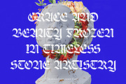 Wilfred Knights Modern Blackletter, a Blackletter Font by timelesstype.co (Thumbnail 15 of 20)