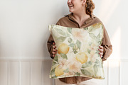 LEMONS & FLOWERS Seamless Pattern, a Pattern Graphic by AYAKA Studio Co. (Thumbnail 7 of 9)