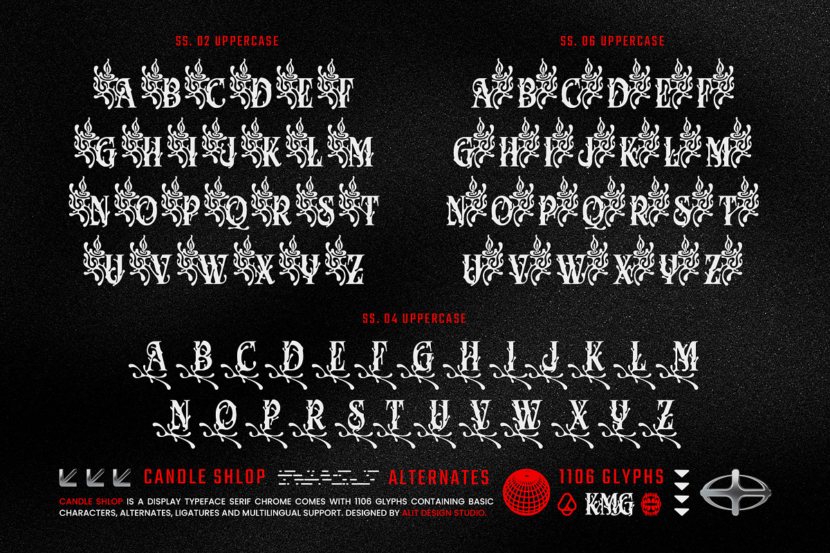 Candle Shlop Typeface, a Serif Font by alit design (Photo 9 of 20)