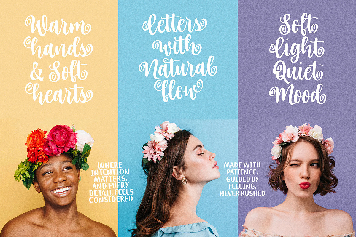 Romantica Manilla – A Handcrafted Sc, a Script Font by Four Lines Std. (Photo 5 of 11)