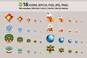 Set of Christmas Icons, an Icon by Voysla's Shop (Thumbnail 3 of 4)