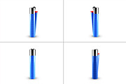 Clipper Lighter Mockup - 7 views, a Merchandise Mockup by Illusiongraphic (Thumbnail 16 of 17)