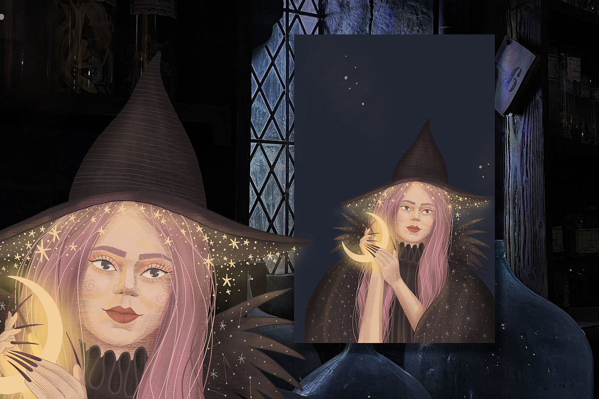 Cosmic goddesses, a Person Illustration by Chikovnaya (Photo 5 of 7)