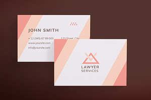 Legal Services Business Card