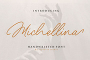 Michellina Handwritten Font, a Handwritten Font by typeline studio (Thumbnail 1 of 9)