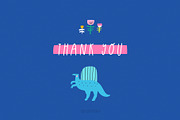 Dinosaur island - 250+ elements, an Animal Illustration by Olia (Thumbnail 12 of 12)