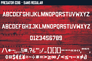 Predator 0316 - Full Family, a Sans Serif Font by Eargle Design, LLC (Thumbnail 4 of 20)