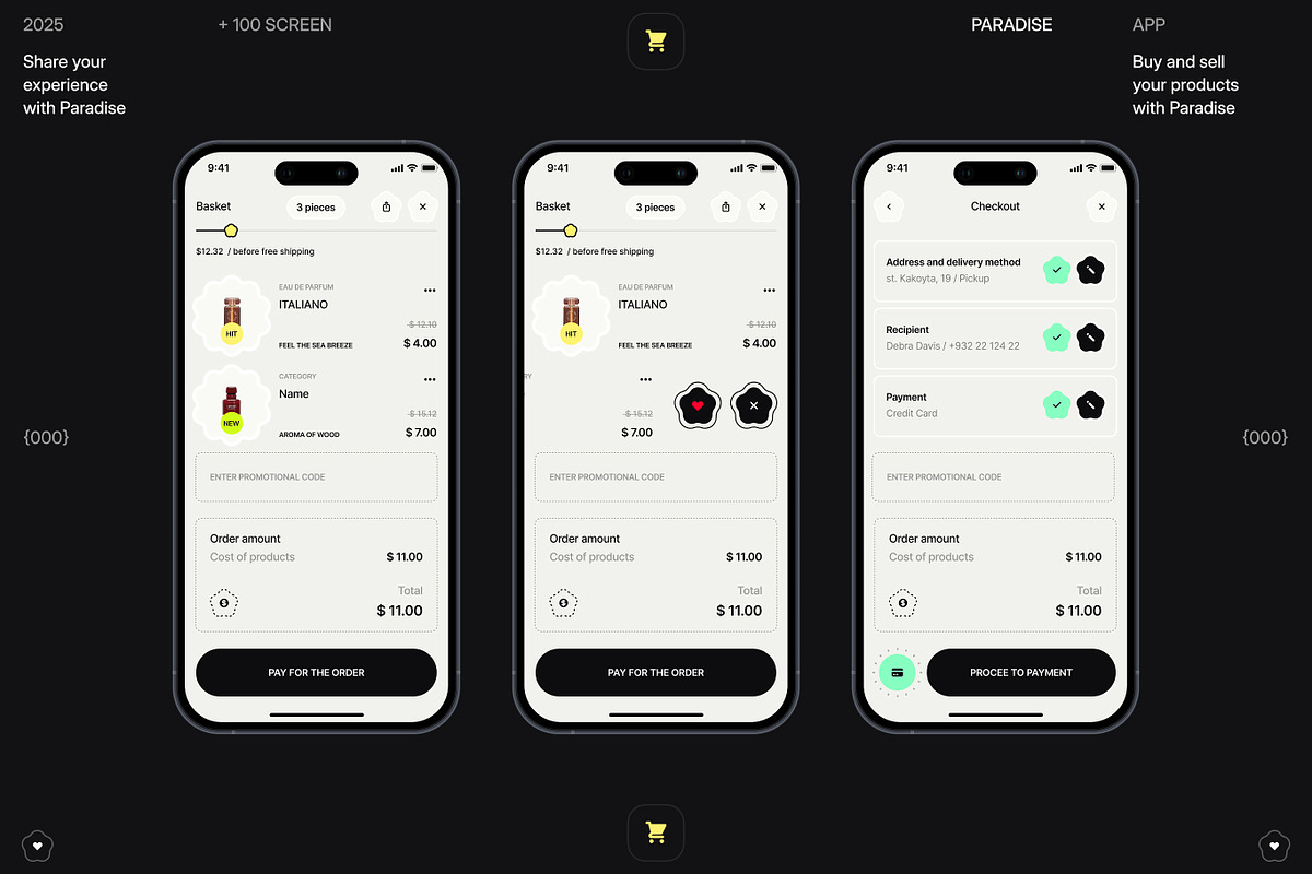 Paradise App UI KIT, an App Template by alievimrax (Photo 10 of 11)