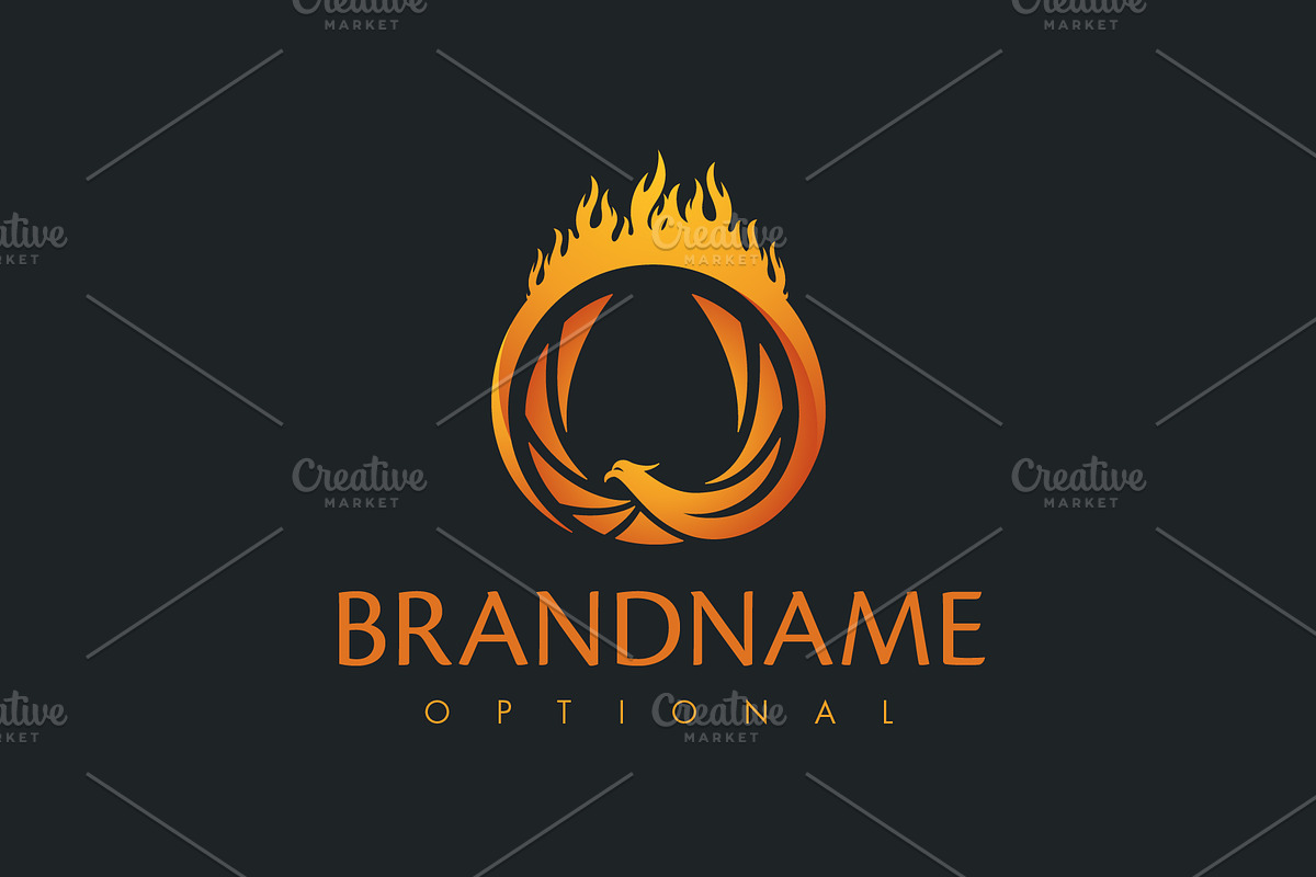 Phoenix Ring Custom Logo, a Branding & Logo Template by ARTE MIGUEL (Photo 2 of 3)