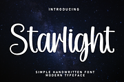 Starlight | Script Font, a Handwritten Font by Scratchones (Thumbnail 1 of 8)