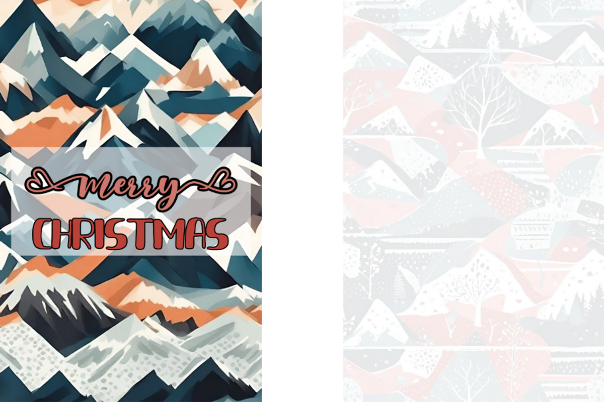 Christmas Card Design Bundle 3, a Card Template by Jay Major Designs (Photo 8 of 10)