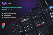 Frox - Dashboard Figma UI Kit, an UI Kit Template by AliThemes (Thumbnail 1 of 20)