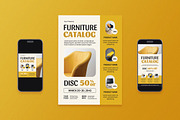 Furniture Catalog Flyer Set, a Flyer Template by Aiyari Graphic (Thumbnail 1 of 3)