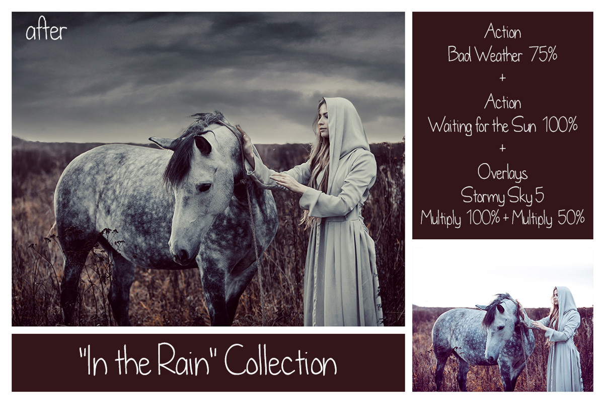 Rain Bundle - Actions&Overlays, a Texture Graphic by LovePhotoMoment (Photo 12 of 19)
