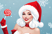 Glam Santa Girls Collection, an Illustration by ETARA by Mea Hau (Thumbnail 7 of 7)
