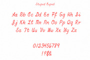 Cupid Font (+ bonus monospace font), a Font by Off The Rack © (Thumbnail 5 of 8)