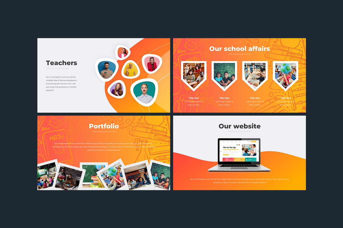 Education Creative Google Slides, a Presentation Template by Presentation Templates (Photo 4 of 6)