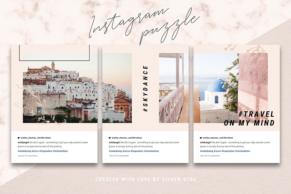 #InstaGrid 5 - Canva Puzzle Template, a Social Media Template by SilverStag Type Foundry (Photo 15 of 15)