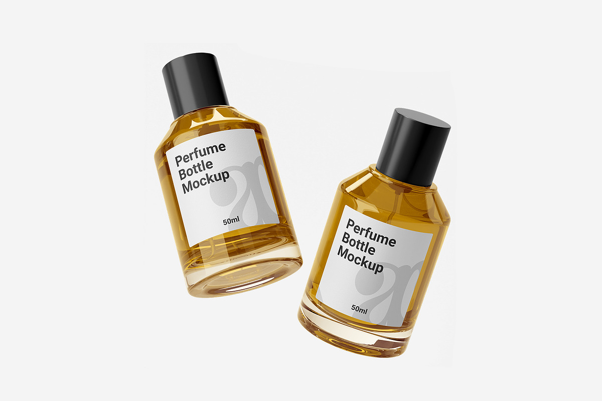 Perfume Bottle Mockup, a Cups & Container Mockup by Akebareee (Photo 1 of 3)