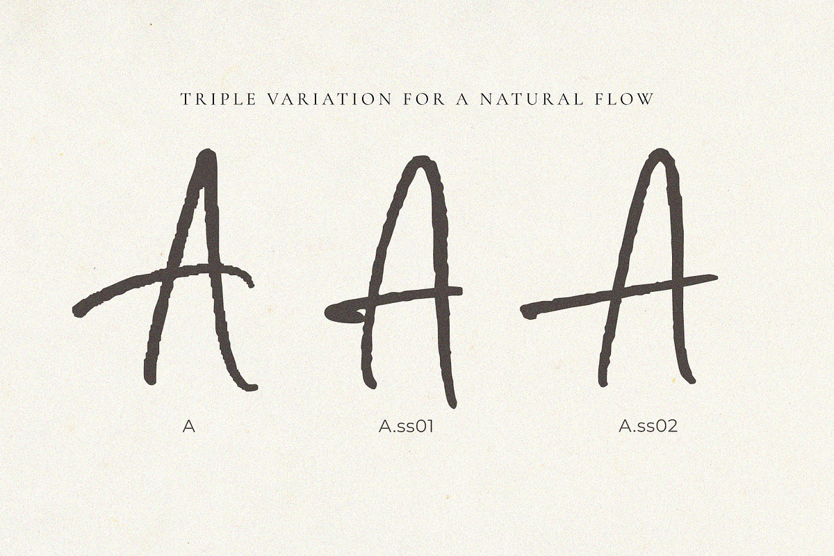 Rough Scribble Script, a Script Font by Ef Studio (Photo 7 of 15)