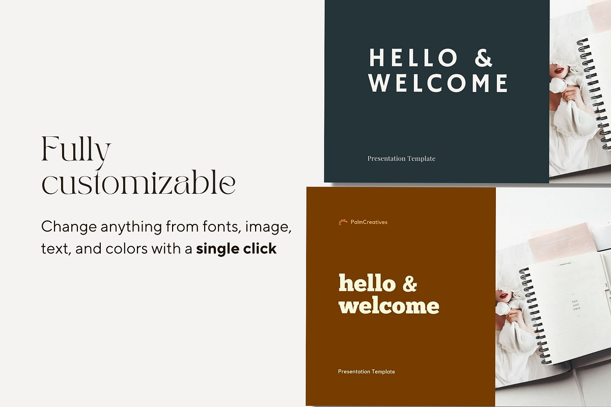 Minimal Clean Canva Presentation, a Presentation Template by Palm Creatives (Photo 4 of 8)