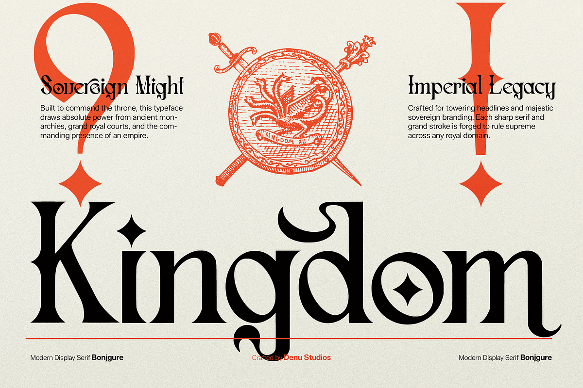 Bonjgure | Modern Display Serif, a Serif Font by Denustudios (Photo 3 of 11)