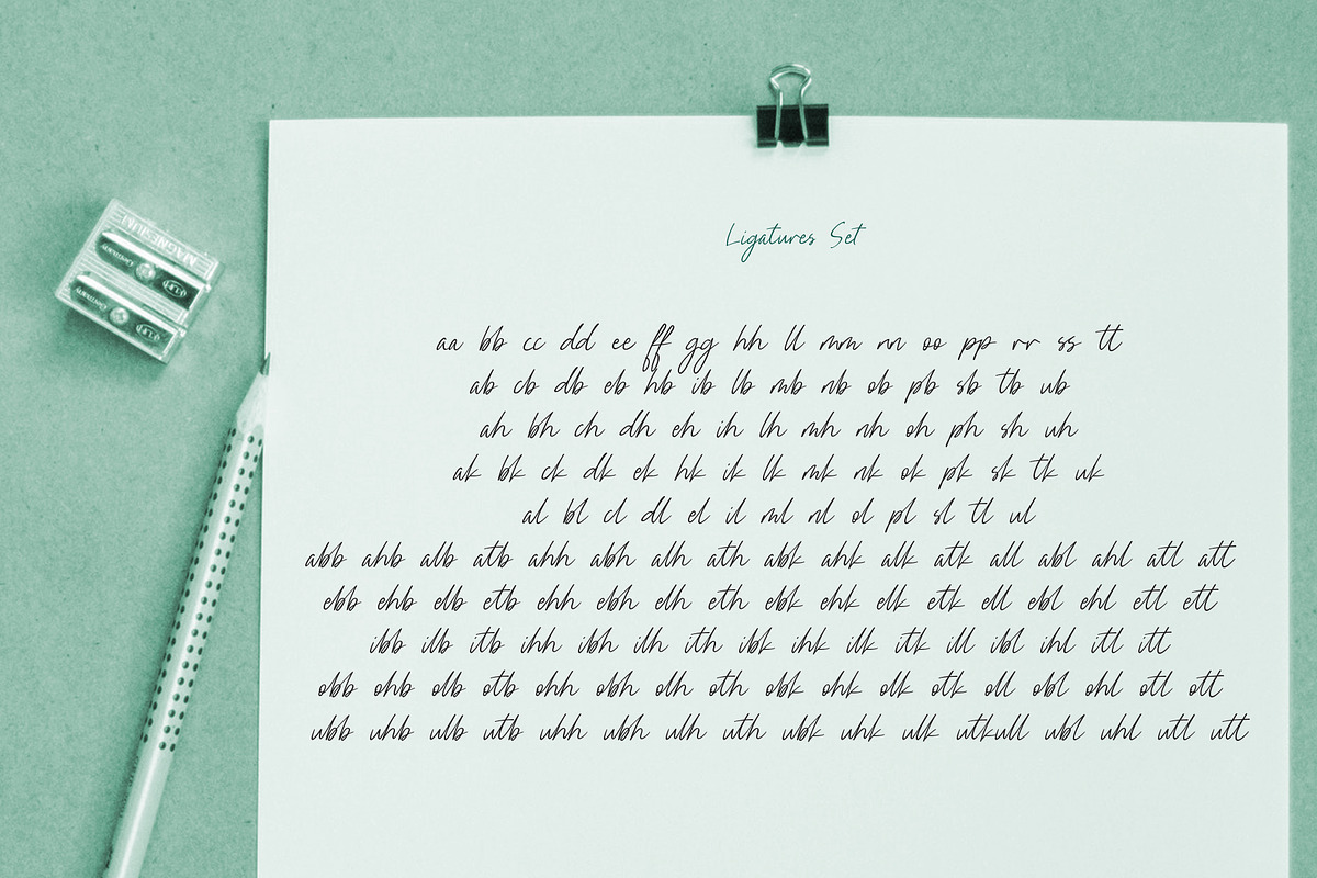 Nathallie, a Handwritten Font by rudiSasori (Photo 12 of 12)