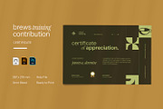 Training Contribution - Certificate, a Print Template by VUNIRA (Thumbnail 1 of 3)