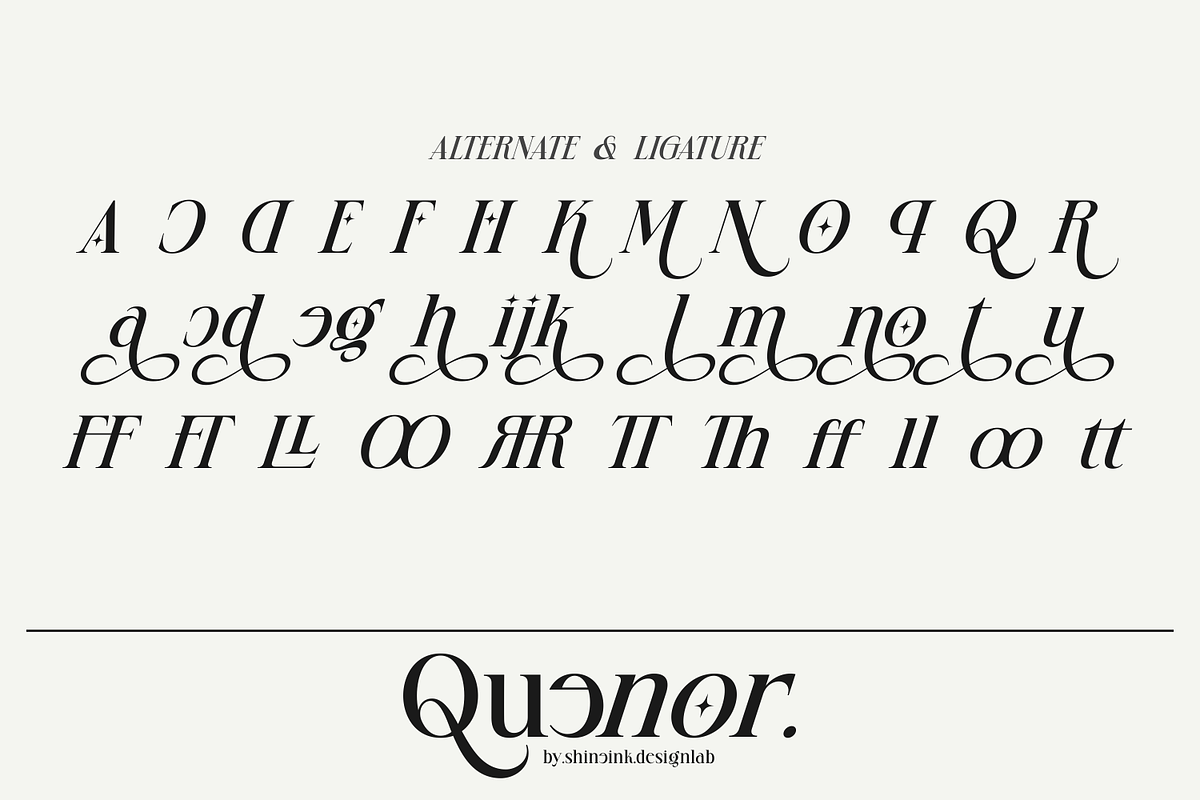Quenor – Modern Editorial Serif Font, a Serif Font by shineink.designlab (Photo 10 of 10)