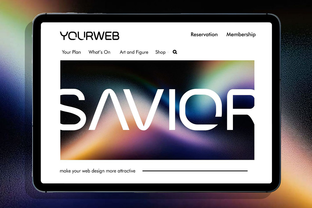 SAVIOR – Futuristic Techno Sans Font, a Sans Serif Font by WhymoreArt (Photo 5 of 11)