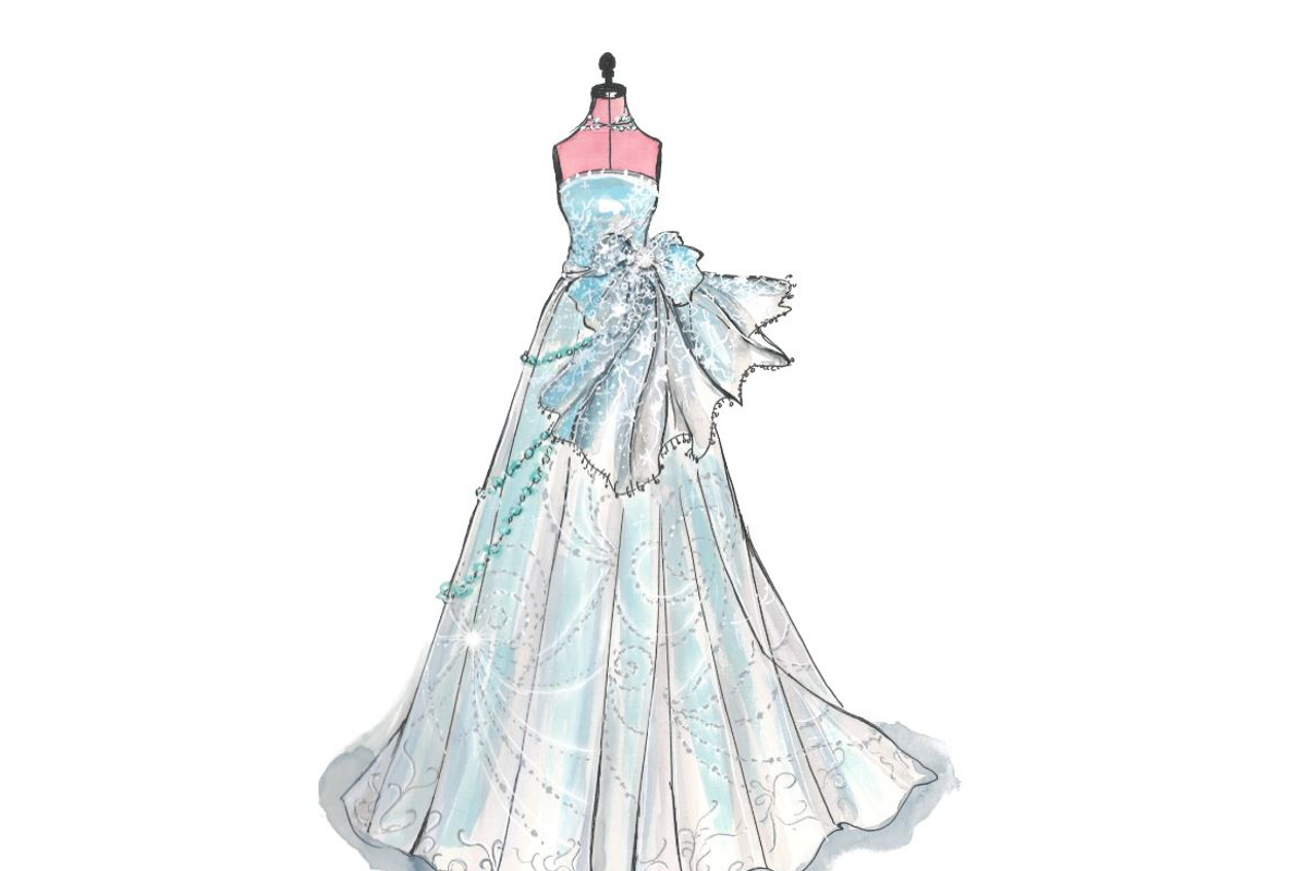Set of three gown dress fashion art, an Object Illustration by tranyenhanu (Photo 2 of 4)