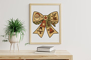 Patchwork Cozy Coquette Christmas Bo, an Illustration by Libby Wishes (Thumbnail 6 of 6)